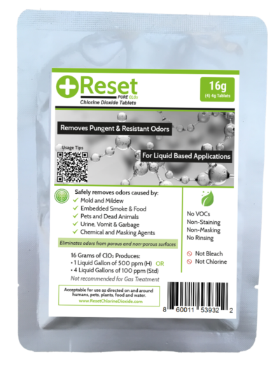 Front label Green Reset 16g
